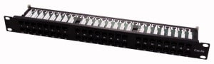 ELCART DISTRIBUTION - ERT404864000 PANNELLO PATCH 24 POSTI RJ45 NERO