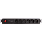 ELCART DISTRIBUTION - ERT404869500 MULTIPRESA DA RACK 6P PROT.SOVRAC