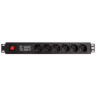 ELCART DISTRIBUTION - ERT404869500 MULTIPRESA DA RACK 6P PROT.SOVRAC