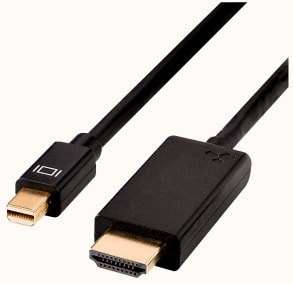 ELCART DISTRIBUTION - ERT421224000 CAVO MINIDP A HDMI 1.8MT NERO