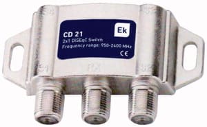 ELCART DISTRIBUTION - ERT550853800 DISEQC 1X2 EK