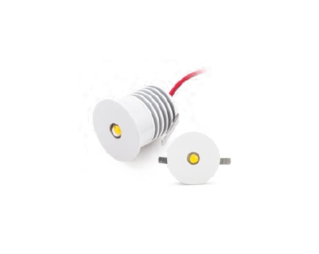 BOBOLI IN LUCE SRL - BBXDL1X1BB PETIT 2W 12VDC BIANCO TONDO LUCE BLU