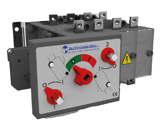 TECHNOELECTRIC SRL - TEH110069 INTERRUTTORE SOVRAPPOSTO CON MANIGLIA BL