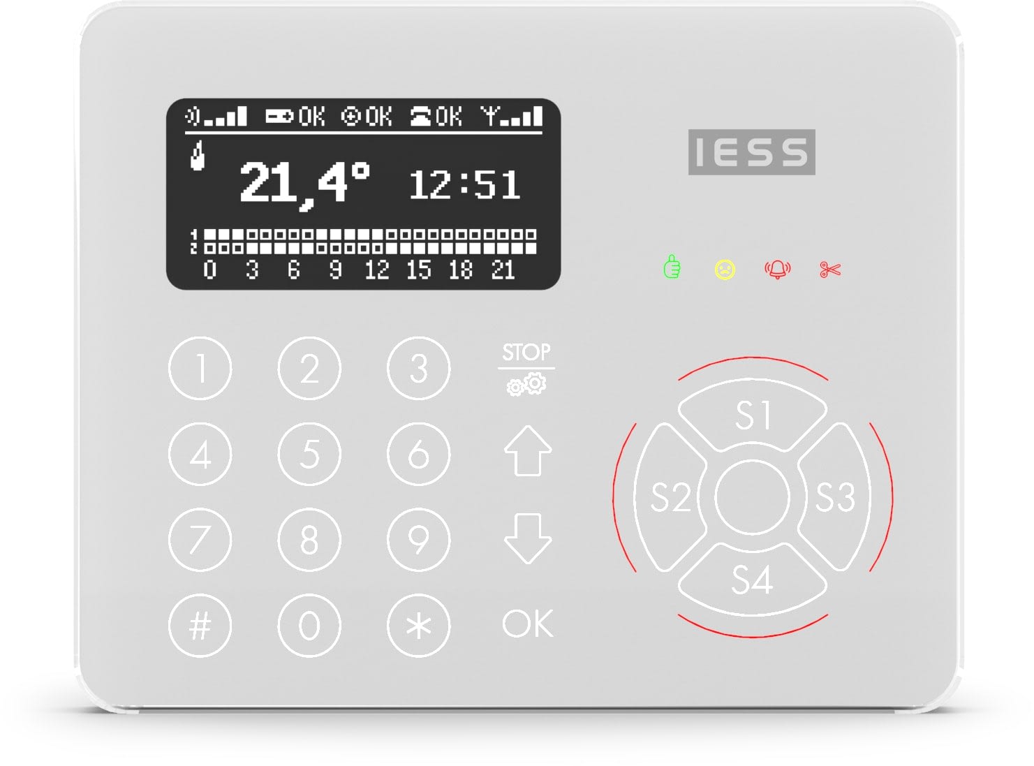 IESS SRL - EAAESTRA TASTIERA DI COMANDO TOUCH PAD CAPSENSE