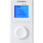 Etherma - ETR40595 Funk-Raumthermostat mit Uhr, LCD-Anzeige