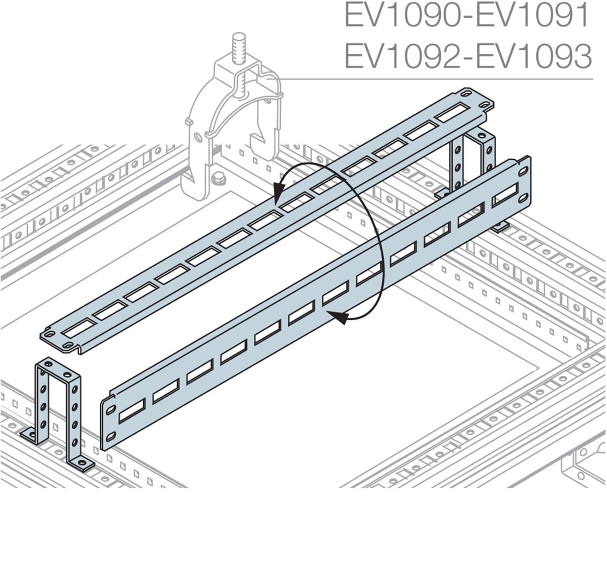 ABB SPA - ABBEV0071 SUPPORTO ANCORAGGIO CAVI L 800