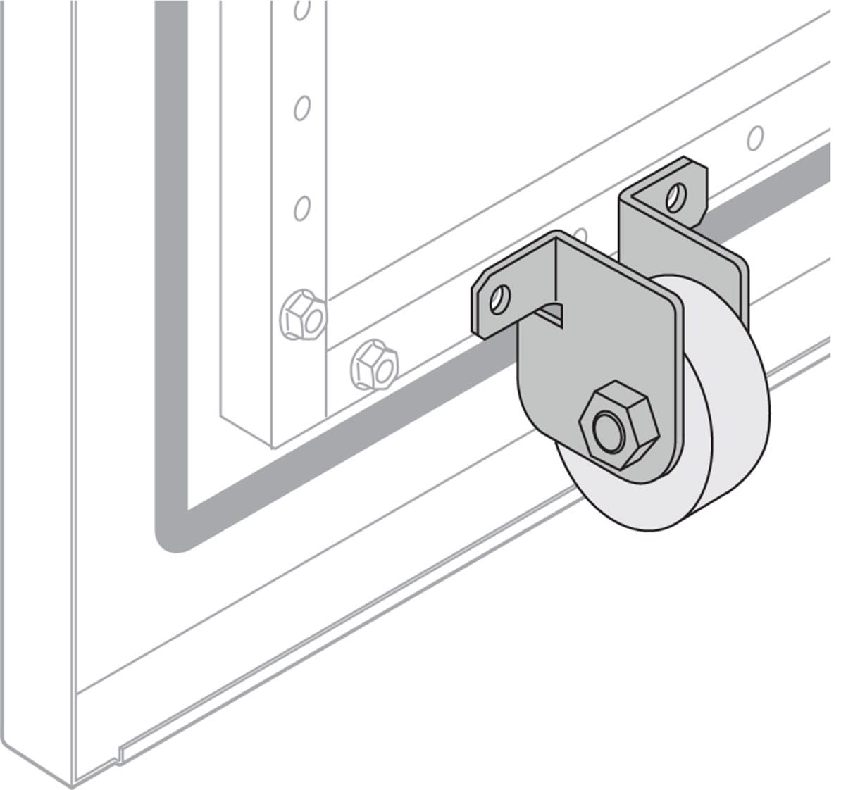 ABB SPA - ABBEV1000 ROTELLA PER SOSTEGNO PORTA CIECA