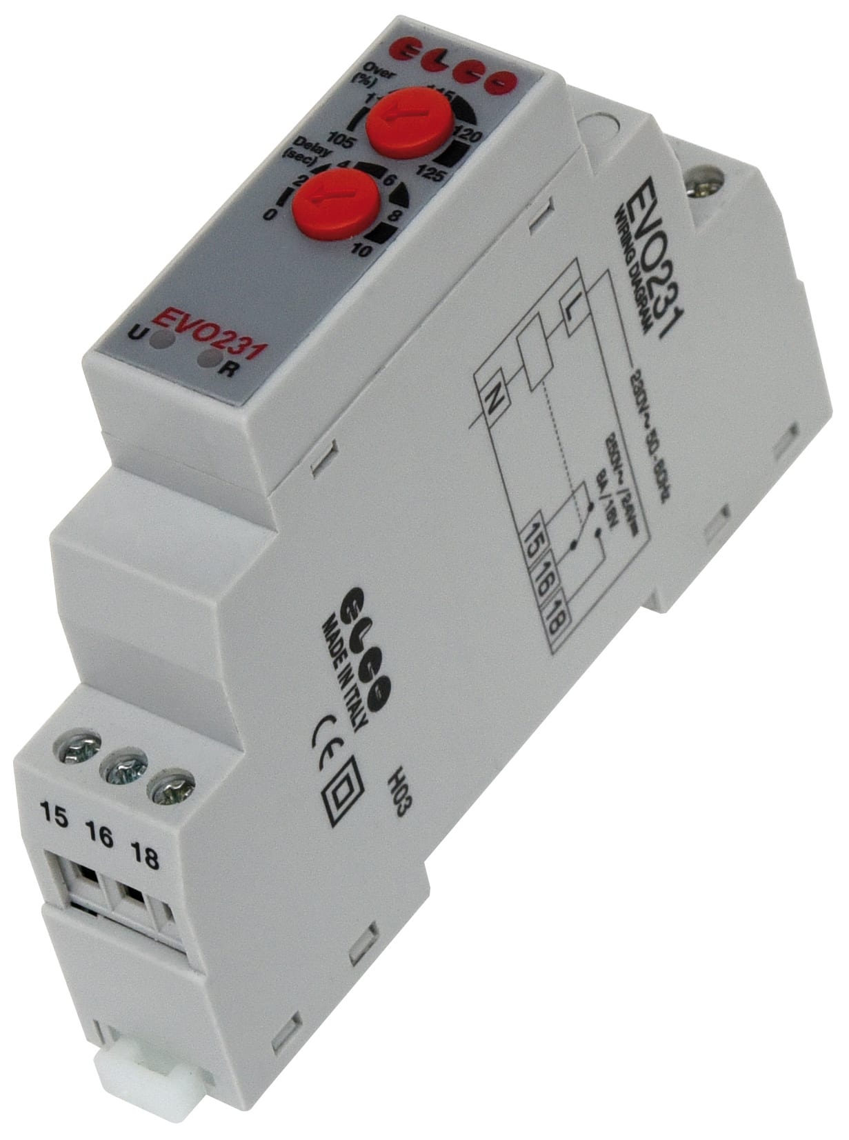 EL.CO. SRL - ECL660037 RELE DI MASSIMA TENSIONE MOD. EVO400