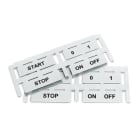 GRAFOPLAST SRL - GRAEVO02W TARGHETTA ADESIVA BIANCO 50X15 MM 96 PZ