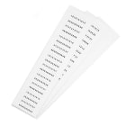 GRAFOPLAST SRL - GRAEVO0746W TARGHETTA PVC BIANCO 46X7MM 550PZ