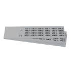 GRAFOPLAST SRL - GRAEVO1027M TARGHETTA PVC METAL 27X10MM 630PZ