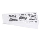 GRAFOPLAST SRL - GRAEVO41067W TARGHETTA PVC ADES BIANCO 67X10MM 270PZ