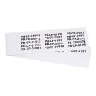 GRAFOPLAST SRL - GRAEVO1067W TARGHETTA PVC BIANCO 67X10MM 270PZ