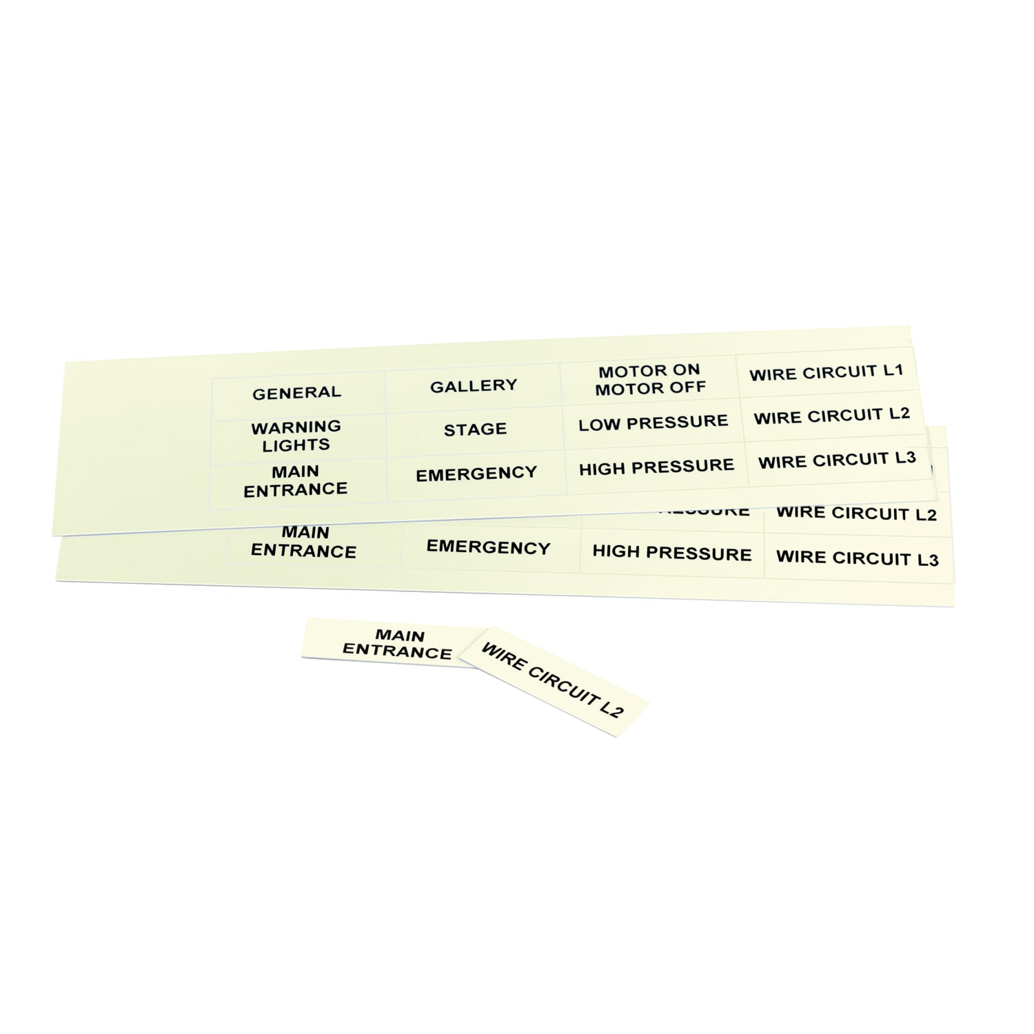 GRAFOPLAST SRL - GRAEVO1550PH TARGHETTA PVC FLUO 50X15MM 132PZ