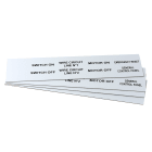 GRAFOPLAST SRL - GRAEVO42050W TARGHETTA PVC ADES BIANCO 50X20MM 176PZ