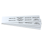 GRAFOPLAST SRL - GRAEVO2050W TARGHETTA PVC BIANCO 50X20MM 176PZ