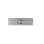 GRAFOPLAST SRL - GRAEVO2727M TARGHETTA PVC METAL 27X27MM 288PZ