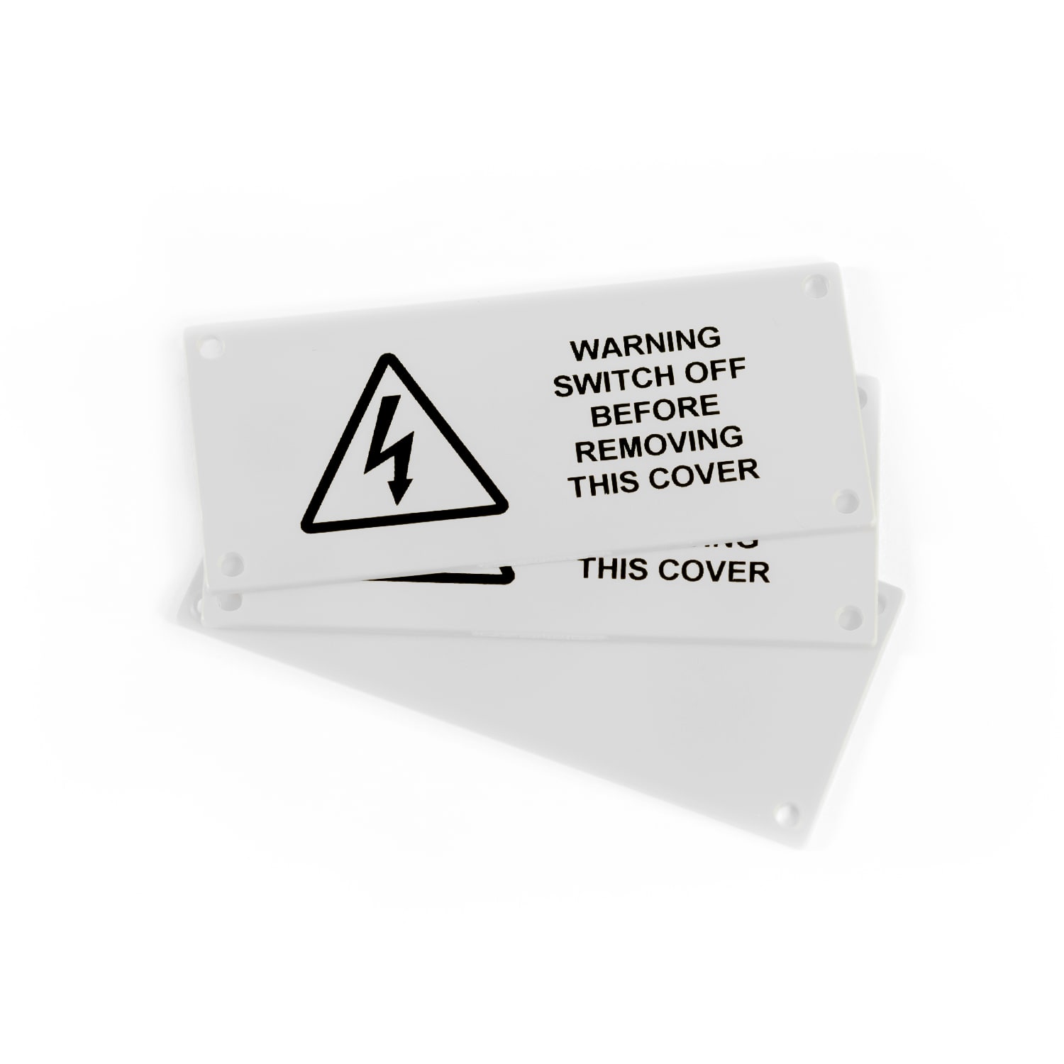 GRAFOPLAST SRL - GRAEVO401WX TARGA FORATA BIANCO 90X40 MM 15 PZ