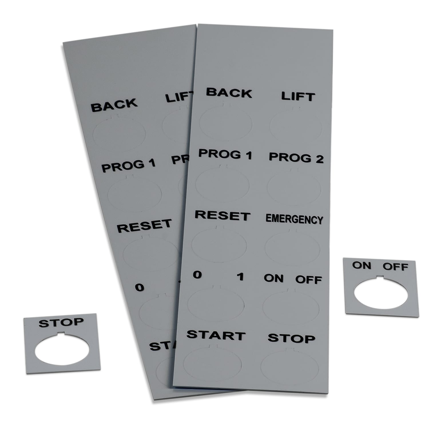 GRAFOPLAST SRL - GRAEVO4404M T. PULSANTI PVC METAL 40X30MM 440PZ