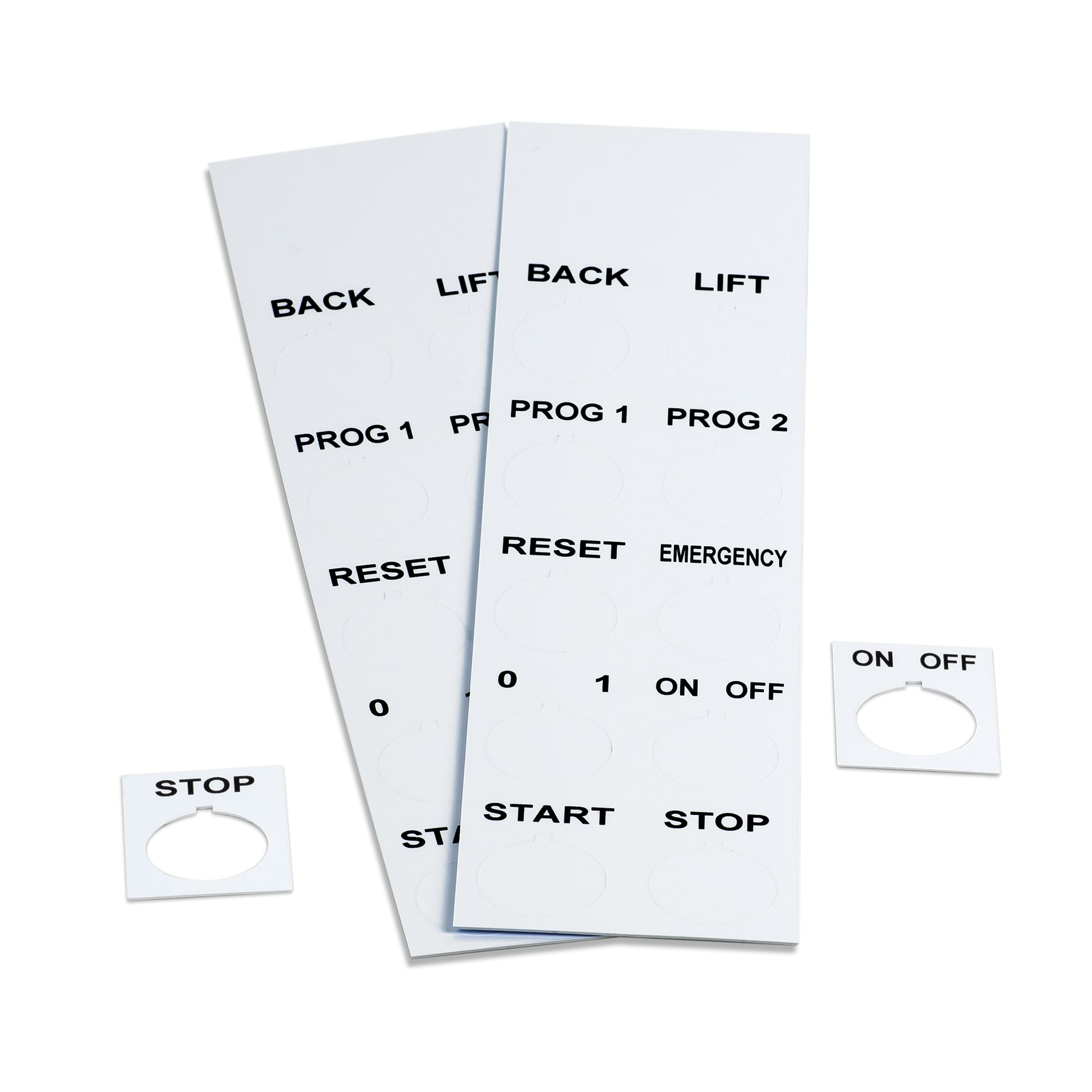 GRAFOPLAST SRL - GRAEVO4404W T. PULSANTI ADESIVO BIAN 40X30 D=22,5 44