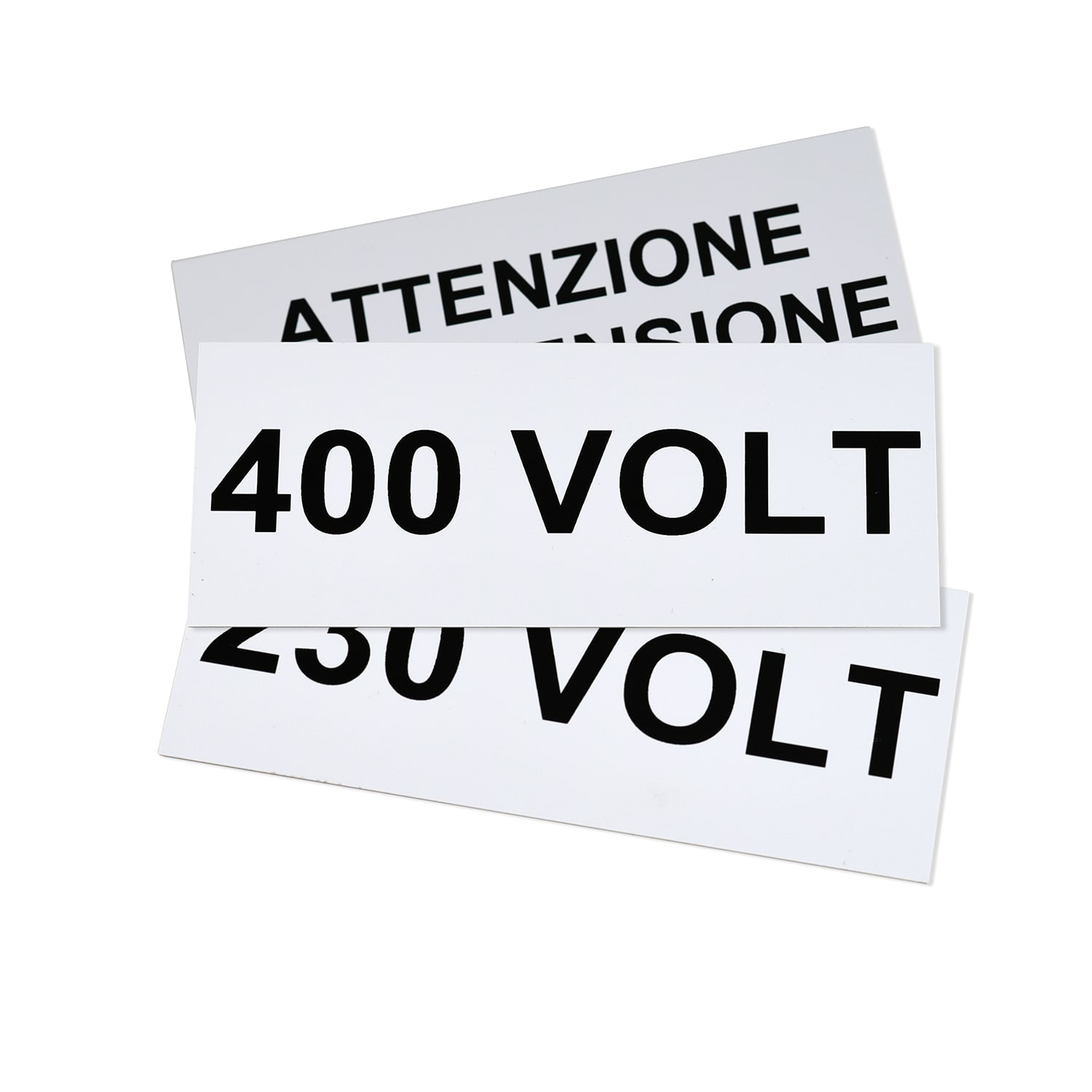GRAFOPLAST SRL - GRAEVO460145W TARGA QUADRO PVC ADES BIANCO 145X60MM 15