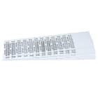 GRAFOPLAST SRL - GRAEVOCT10WN TESSERA CAVI FLAT PVC BIANCO10X4MM 4320