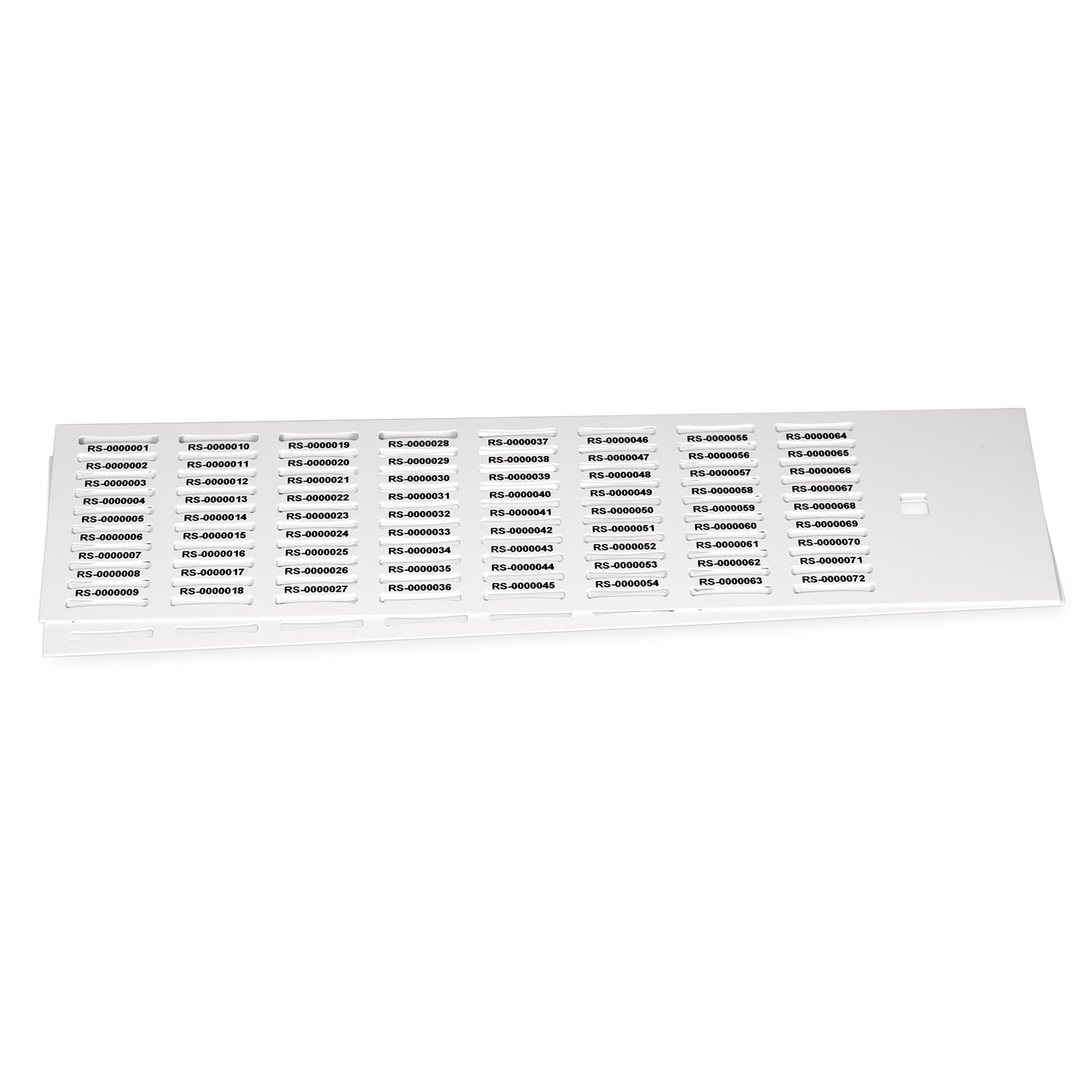 GRAFOPLAST SRL - GRAEVOCT18WN TESSERA CAVI FLAT PVC BIANCO18X4MM 2880