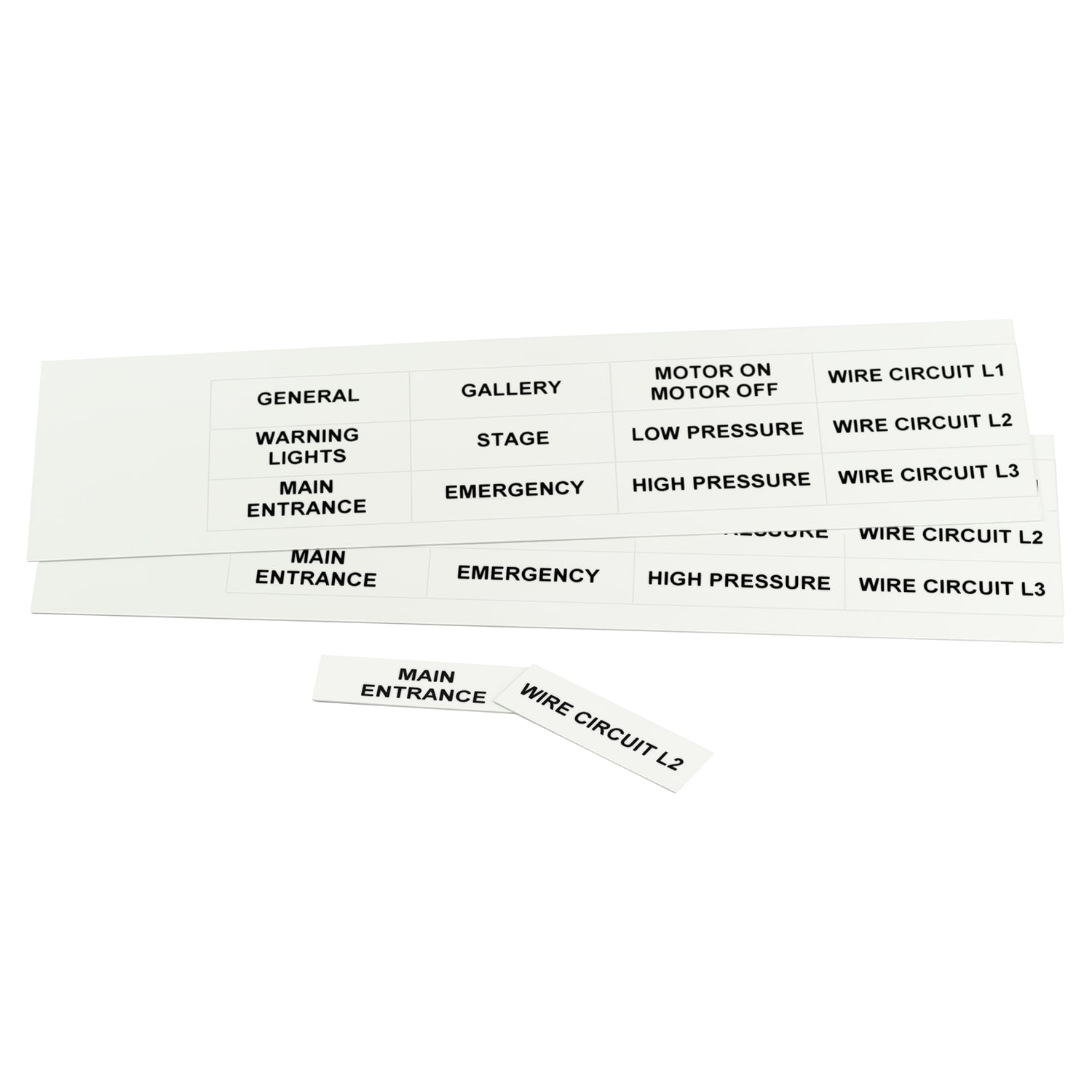 GRAFOPLAST SRL - GRAEVOHF41550W TARGHETTA ADES. PC HF BIANCO 50X15 MM15