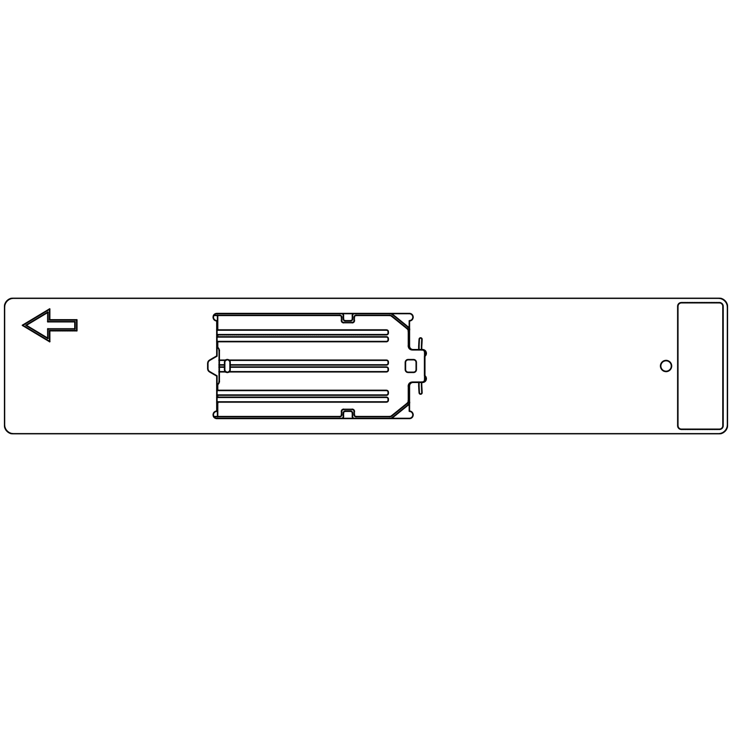 GRAFOPLAST SRL - GRAEVOPL0029 PIASTRA T. MORSETTI AF CABUR INSER. SING