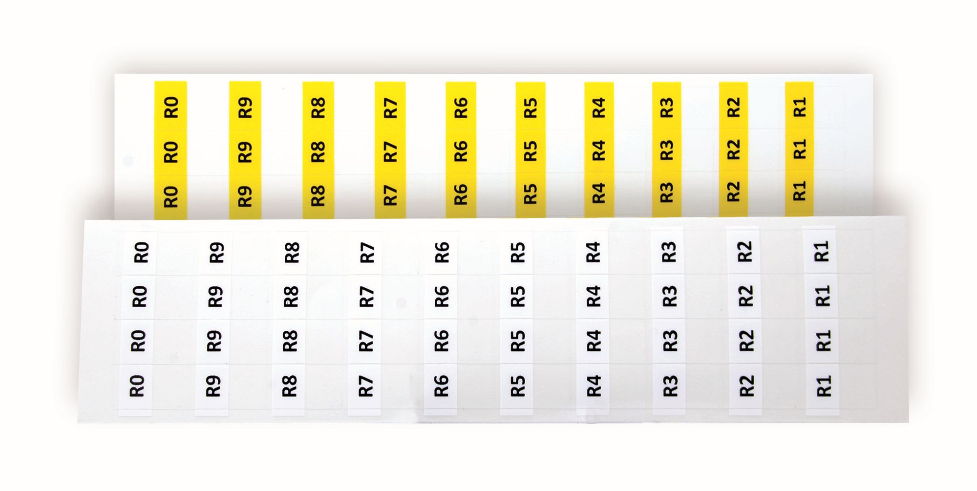 GRAFOPLAST SRL - GRAEVOSL022013W SEGNACAVO AUTOLAMINANTE BIANCO 22X13 100