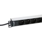 EXCEL - EXL555-098 Excel Horiz PDU 8xNFC Passive 16A NFC Pl