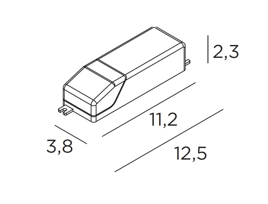 EXENIA SRL - EXE9D050020AL ON/OFF 125X38X23
