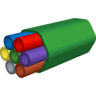 EXCEL - EXL208-753 Excel Enbeam 7 Way Ext 5/3.5 mm Blowing