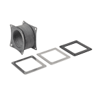 ELDON AUSTRIA GMBH - HOFF44WFFSS Raccordo flessibile, F22: Inossidabile passante 4X WW