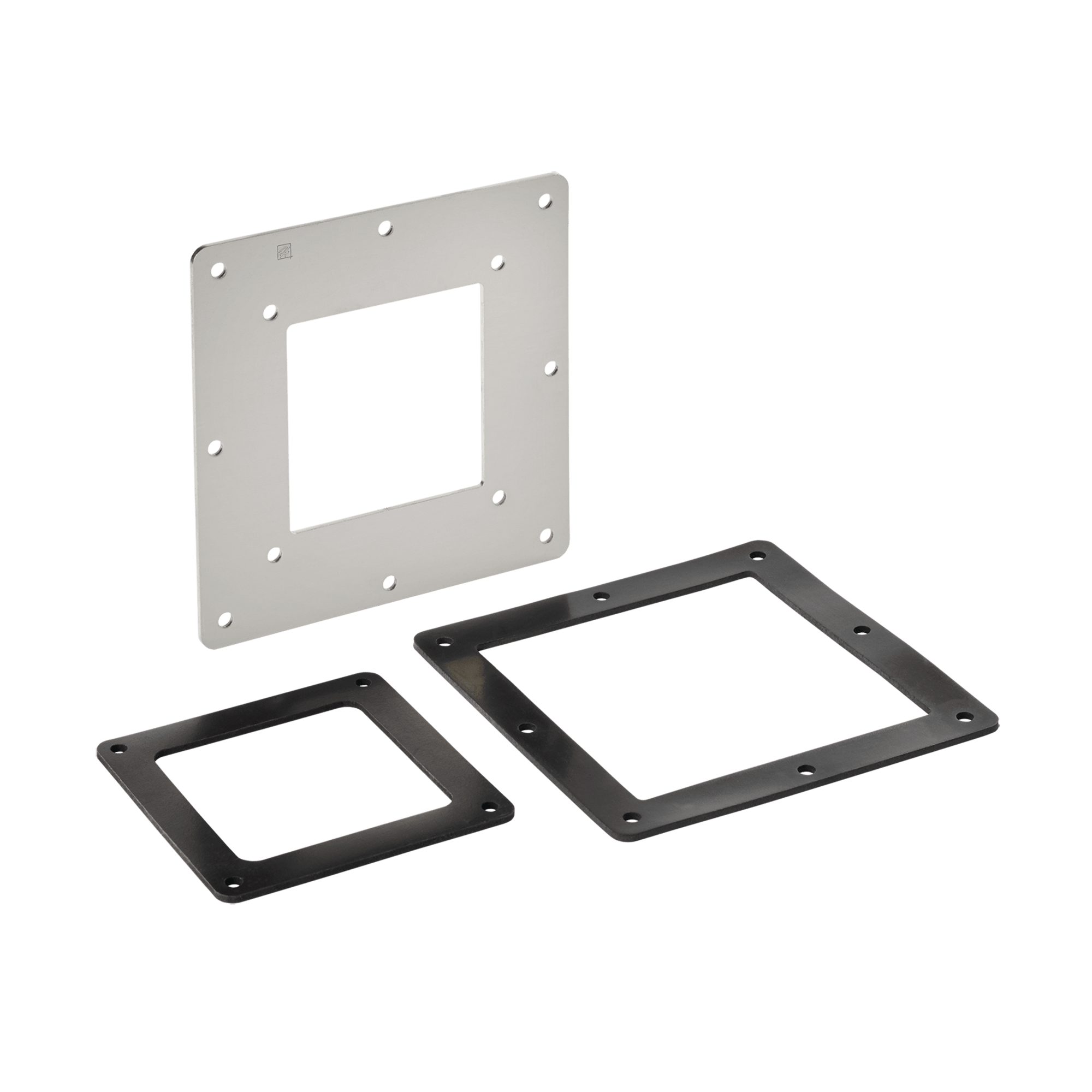 ELDON AUSTRIA GMBH - HOFF66WR44SS Boccola di riduzione con foro centrale passante, da 6x6 a 4x4, con spazzole, SS304