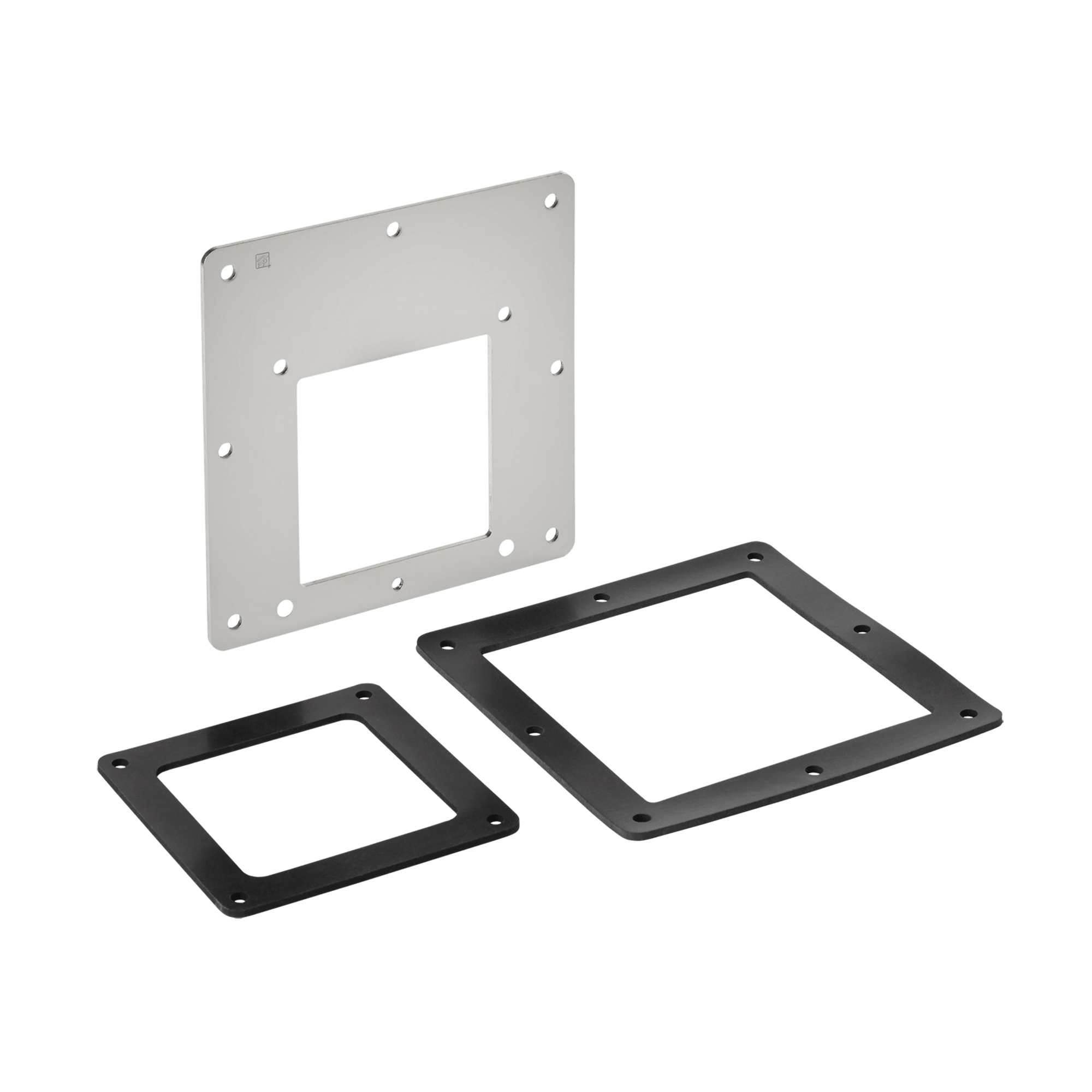 ELDON AUSTRIA GMBH - HOFF66WRE44SS Boccola di riduzione con foro perimetrale passante, da 6x6 a 4x4, con spazzole, SS304
