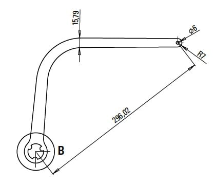 FAAC SPA - FAA105726 COPPIA BRACCI NIGHT&DAY TIPO ND1BIANCO