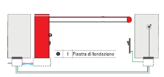 FAAC SPA - FAA490139 PIASTRA DI FONDAZIONE B680H