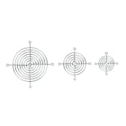 FANDIS SPA - FAD006141.00001 GMP200NK GRIGLIA METALLICA