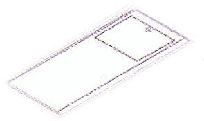 FACAL SRL - FAFD671 PIANO DI LAV. DOPPIO C/BOTOLA SENZA FASC