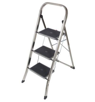 FACAL SRL - FAFJK-3 SGABELLO ALLUMINIO JOKER A 3 GRADINI