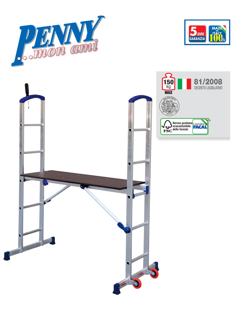 FACAL SRL - FAFPEY TRABATTELLO IN ALLUMINIO PENNY