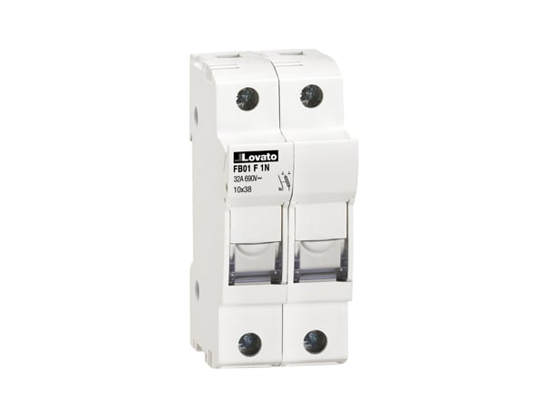 LOVATO - LOVFB01F1N PORTAFUSIBILI SEZIONABILI 1P+N 10X38