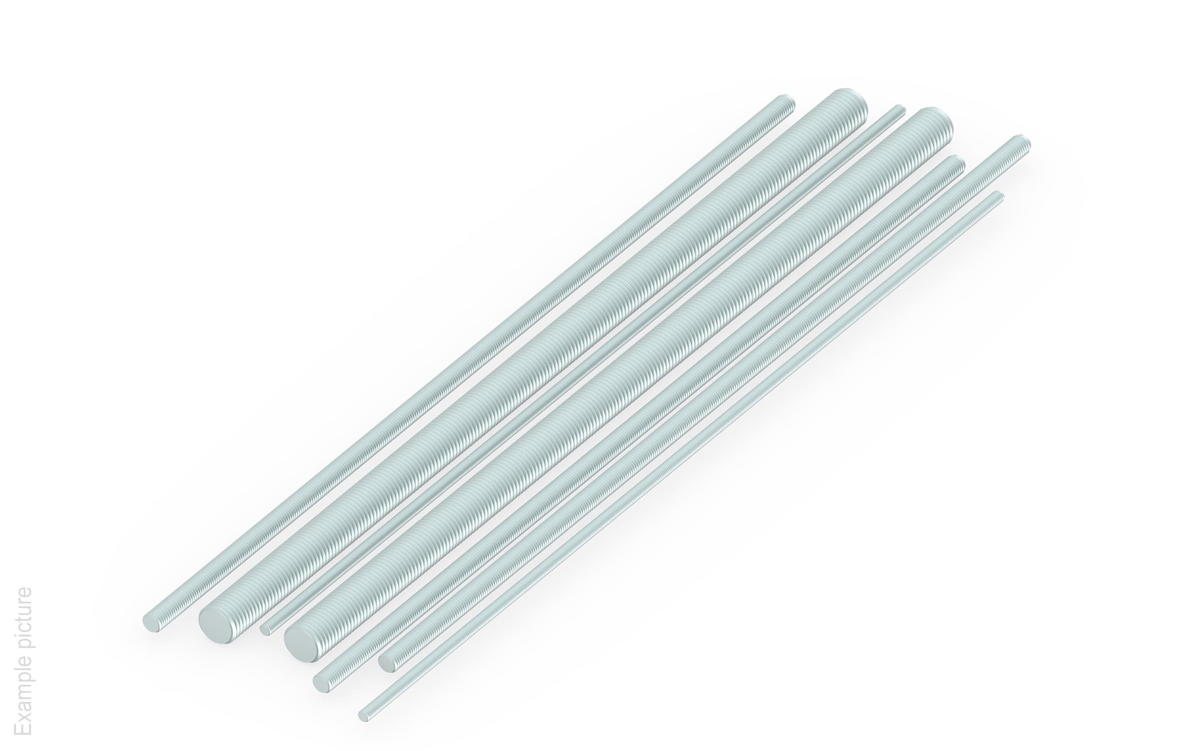 FEMI-CZ SPA - FCZD0C30S08X10E BARRA FILETTATA M8 L=1M Z.ELETTR. E