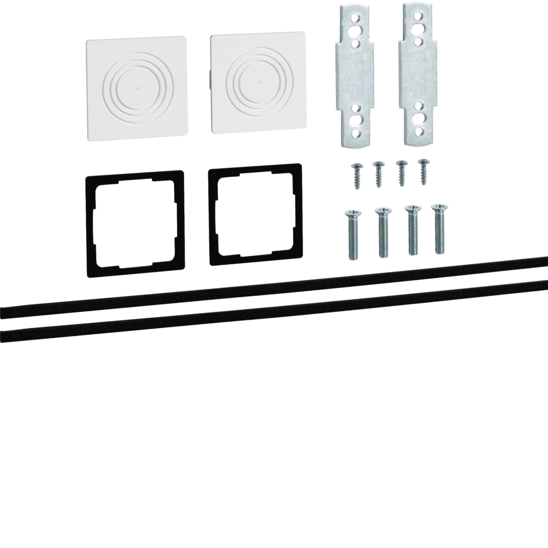 HAGER - HAGFD00F1 VEGAD KIT ACCOPP ORIZZ -VERT QUADRI PARE