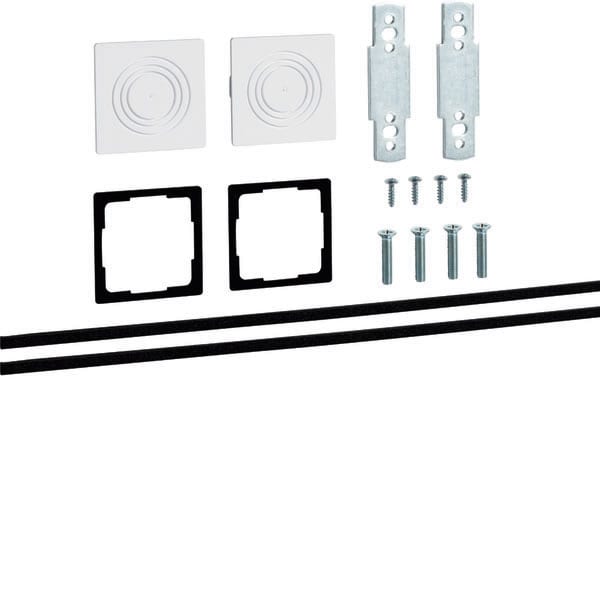HAGER - HAGFD00F1 VEGAD KIT ACCOPP ORIZZ -VERT QUADRI PARE