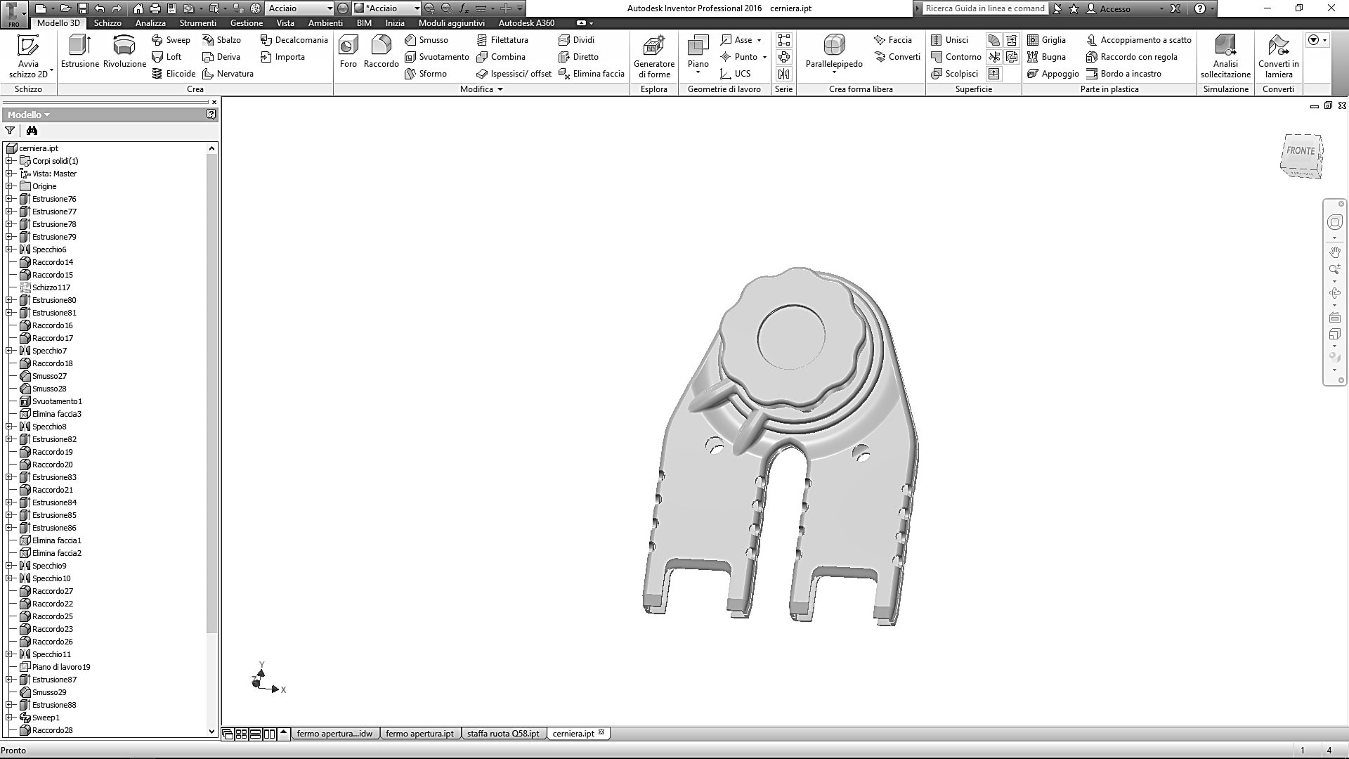 FACAL SRL - FAFFE-069 CERNIERA AUTOMATICA IN ACC. ZNT BIANCO P