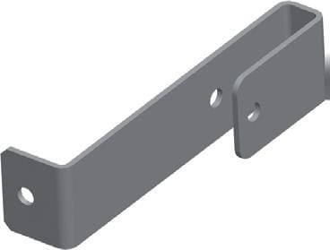 FACAL SRL - FAFFE-165 STAFFA FISSA A MURO L. 22,8 CM - PREDISP