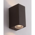 F.A.N. EUROPE LIGHTI - FHLI-QUBO-AP2 BRO APPLIQUE QUBO CORTEN 2XGU10 IP54 15,1X19