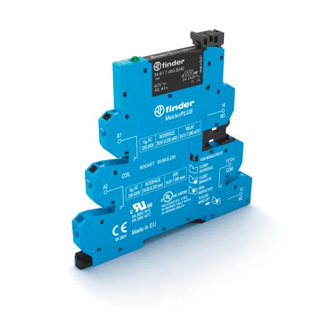 FINDER SPA - FIN396000249024 MASTERPLUS INTERFACCIA SSR 1NO MORSPUSH-